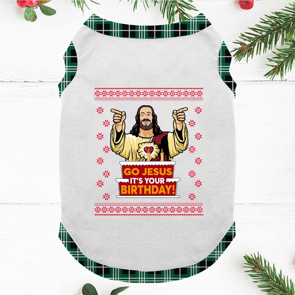 Family Pj Sets Christmas It's Jesus Birthday Green