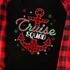 Matching Family Cruise Squad Christmas Pajamas Black