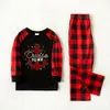 Matching Family Cruise Squad Christmas Pajamas Black