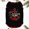 Matching Family Cruise Squad Christmas Pajamas Black