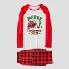 Holiday Cruise Matching Family Pajamas Red Plaid 2023