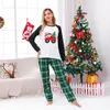 Red Truck With Xmas Tree Christmas Matching Pajamas Green
