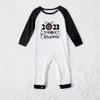 2023 Reindeer Family Pjs Christmas Green Plaid