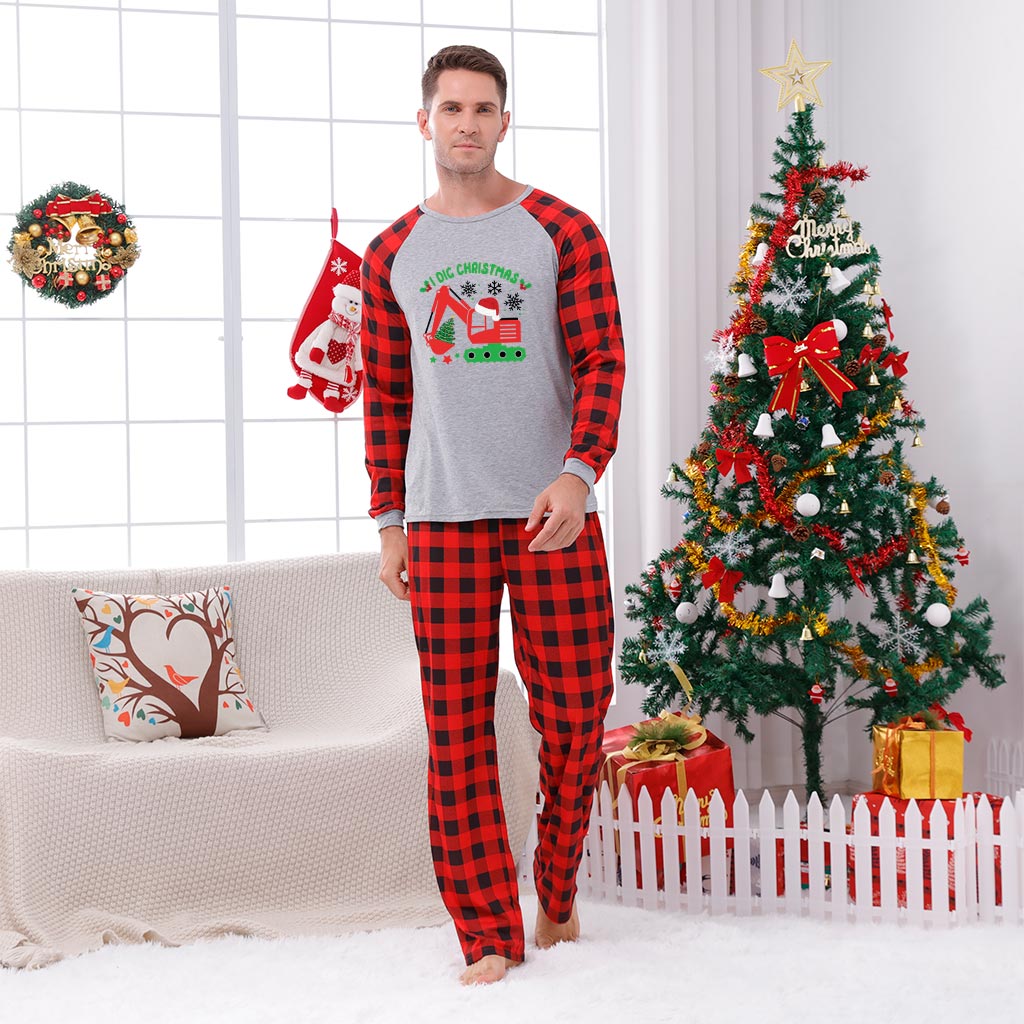I Dig Christmas Matching Xmas Pajamas Family And Dog