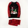 Matching Gnome Faith Hope Love Xmas Pjs Black And Red