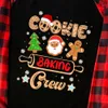 Funny Gingerbread Matching Pjs Christmas With Cookie Crew Black