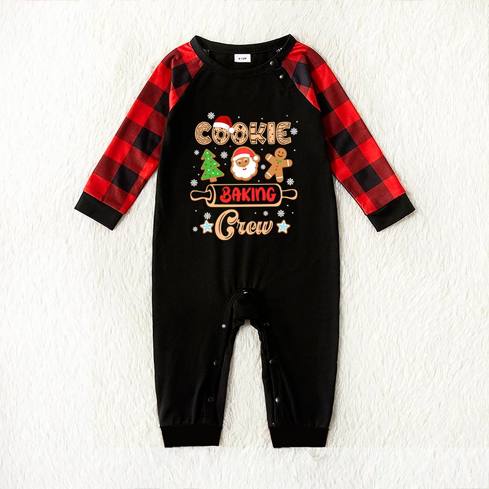 Funny Gingerbread Matching Pjs Christmas With Cookie Crew Black