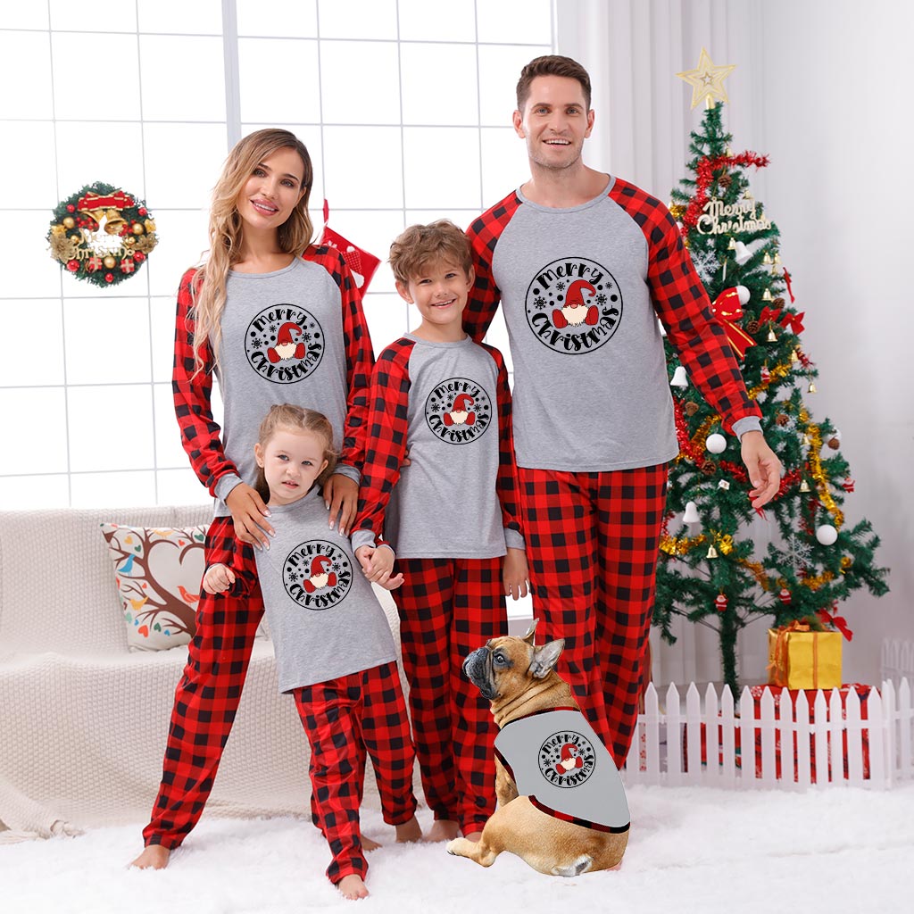 Gnome Festive Xmas Pajamas Saying Merry Christmas - variant image 1