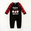 Laughing Gnome Matching Christmas Pajamas For Families Black Classic