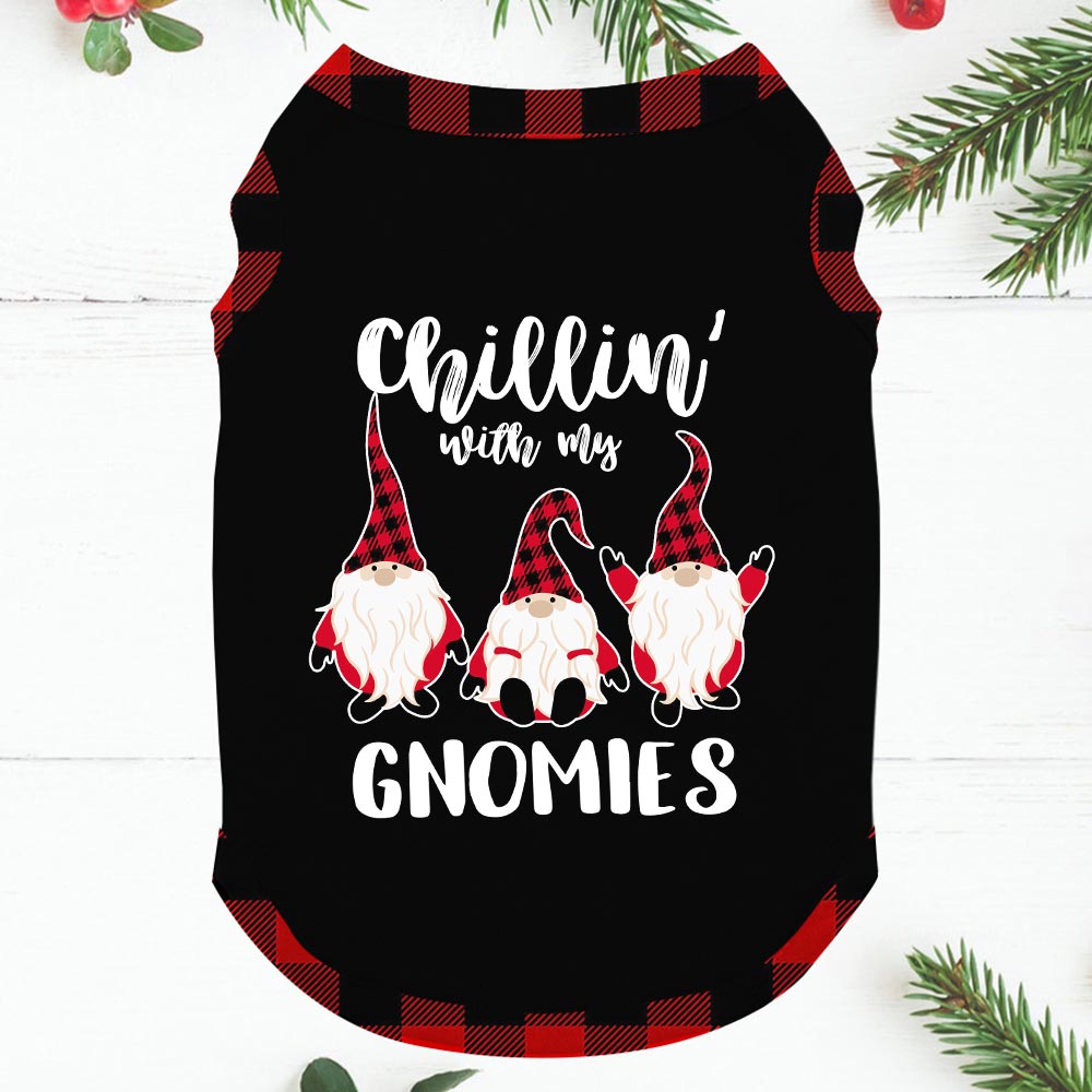 Laughing Gnome Matching Christmas Pajamas For Families Black Classic
