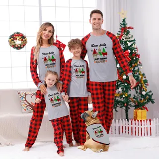 Dear Santa Just Bring Cows Family Holiday Pajamas