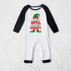 Nice Until Proven Naughty Elf Family Christmas Pajama Set Green