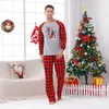 Gnome With Heart Family Christmas Pajama Set Gray