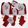 Gnome With Heart Family Christmas Pajama Set Gray
