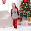Gnome With Heart Family Christmas Pajama Set Gray
