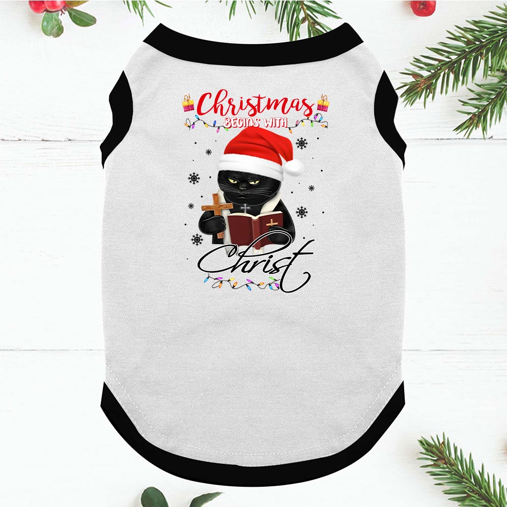 Black Cat Matching Family Pajamas Christmas