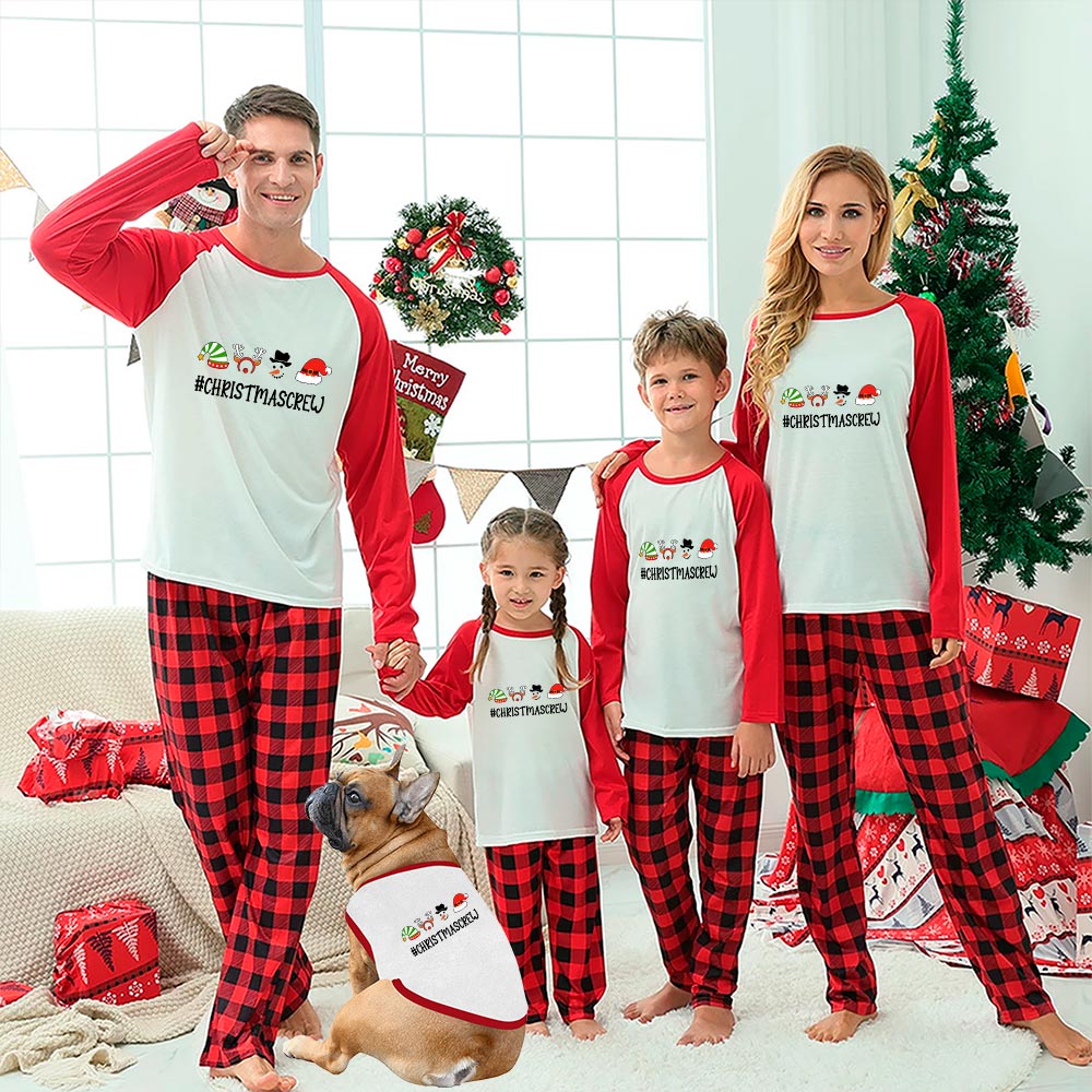 Cousin Crew Family Pajama Sets For Christmas Holiday Red
