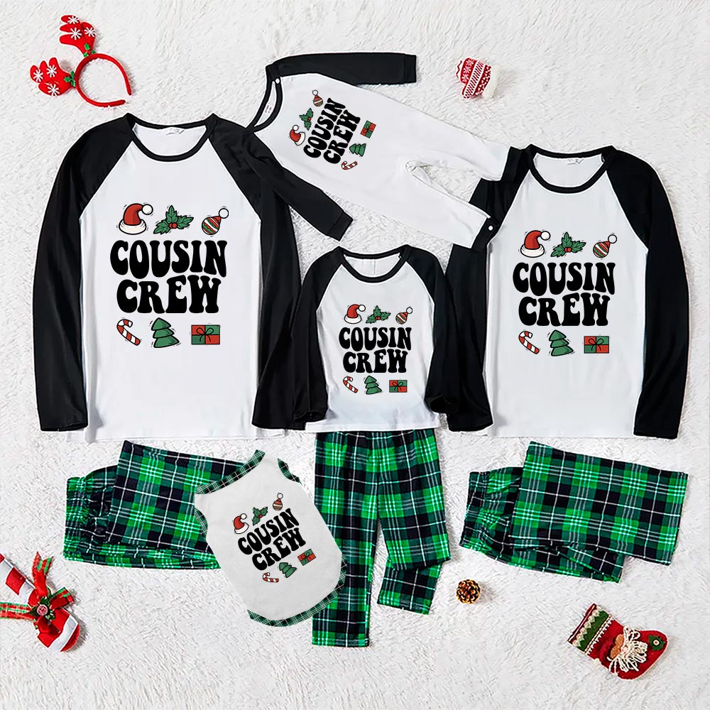 Unique Cousin Crew Family Xmas Pajamas Green - variant image 1