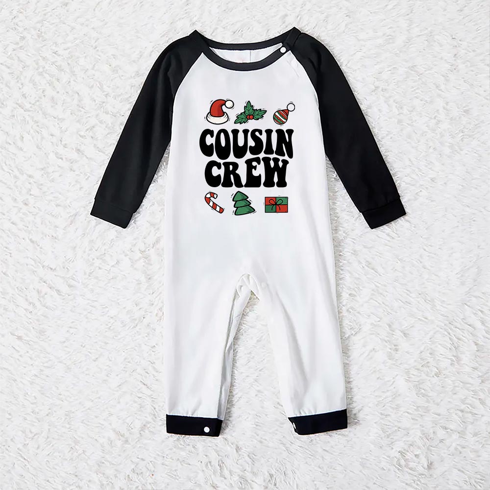 Unique Cousin Crew Family Xmas Pajamas Green