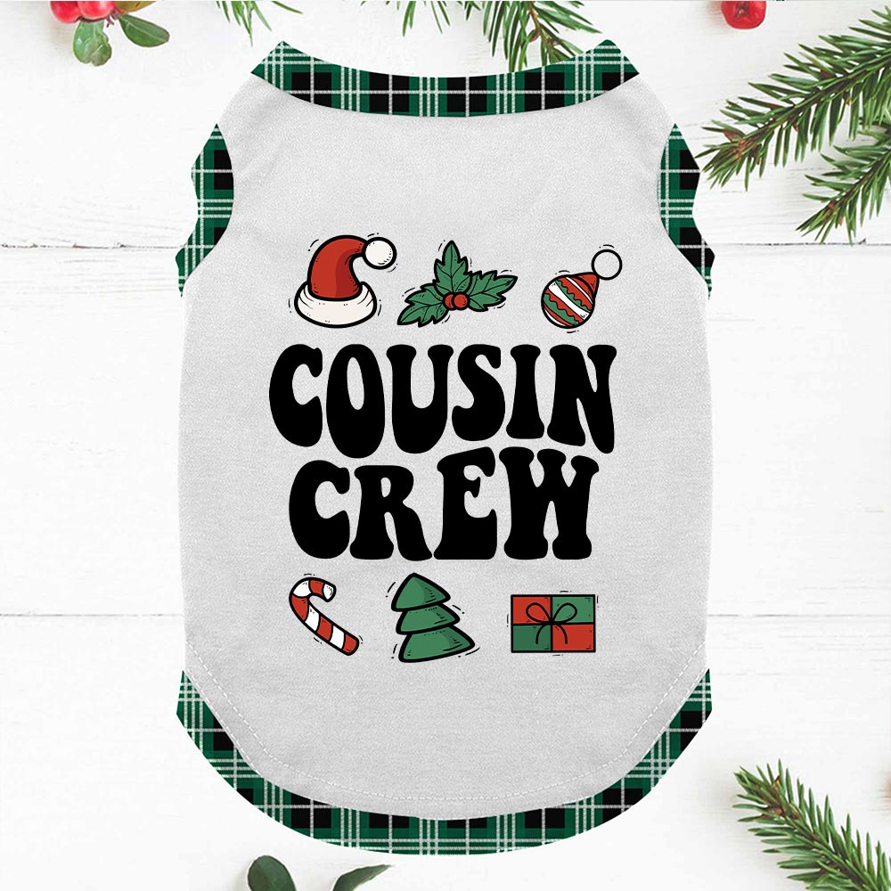 Unique Cousin Crew Family Xmas Pajamas Green