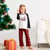 Hippopotamus Matching Christmas Pajama Set White Black