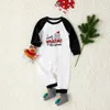Hippopotamus Matching Christmas Pajama Set White Black