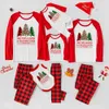 Family Xmas Pjs Colorful Christmas Tree Funny Saying Red - variant image 1