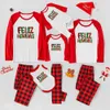Feliz Navidad Family Matching Pajamas Christmas Red White
