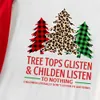 Family Xmas Pjs Colorful Christmas Tree Funny Saying Red