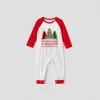 Family Xmas Pjs Colorful Christmas Tree Funny Saying Red