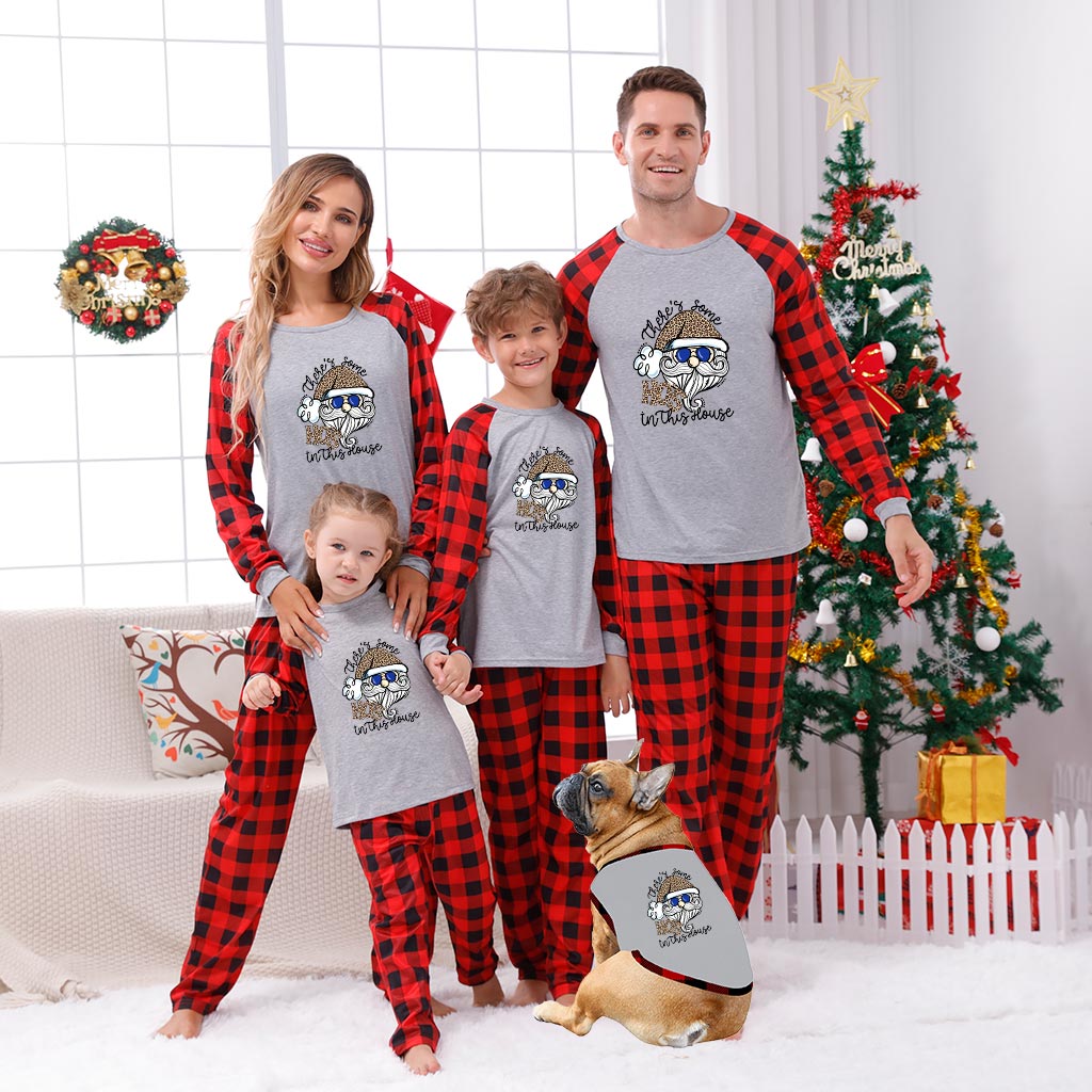 Santa Hos In This House Matching Christmas Pajama Set - variant image 1