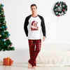 Santa With Red Hat Family Christmas Pajama Set