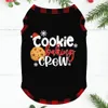 Gingerbread Cookie Pajamas With Santa Hat Black And Red