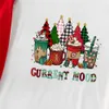 Coffee Matching Family Pajamas With Christmas Tree Red