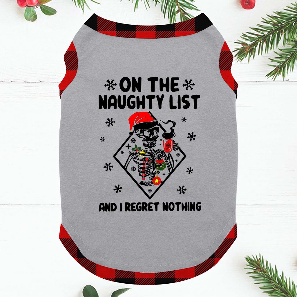 On The Naughty List Matching Christmas Family Gray