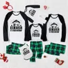 Nativity Matching Family Christmas Pjs Jesus Green Plaid