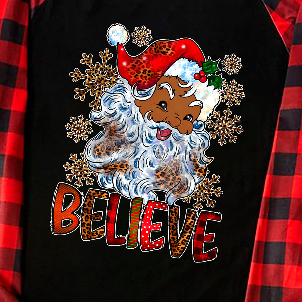 Family Christmas Pjs Happy Black Santa Africa American