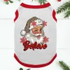 Believe Family Matching Santa Christmas Pjs With Leopard Hat Red