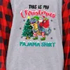 Santa Claus On The Dinosaur Cute Christmas Pajamas Gray