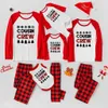 Festive Cousin Crew Christmas Pajamas Red And White - variant image 1