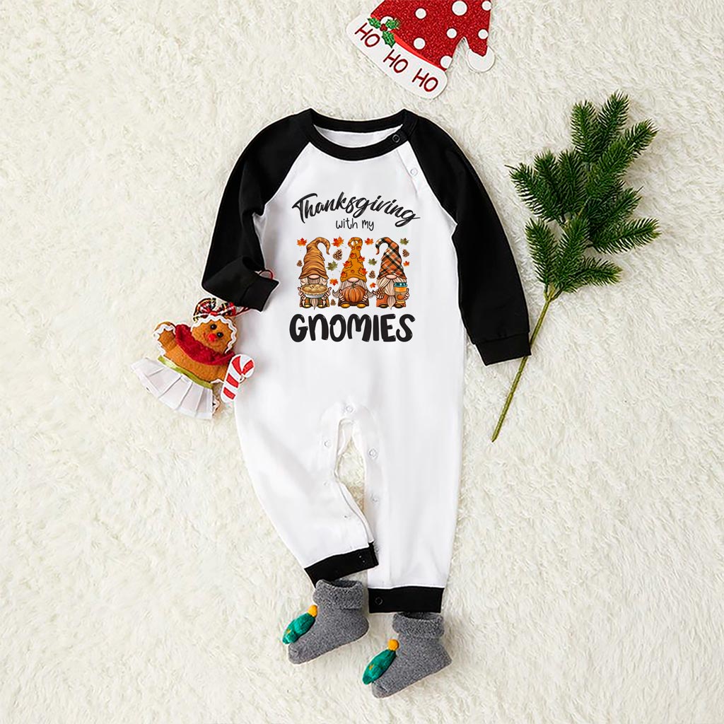 Adorable Thanksgiving Pajamas With My Gnome