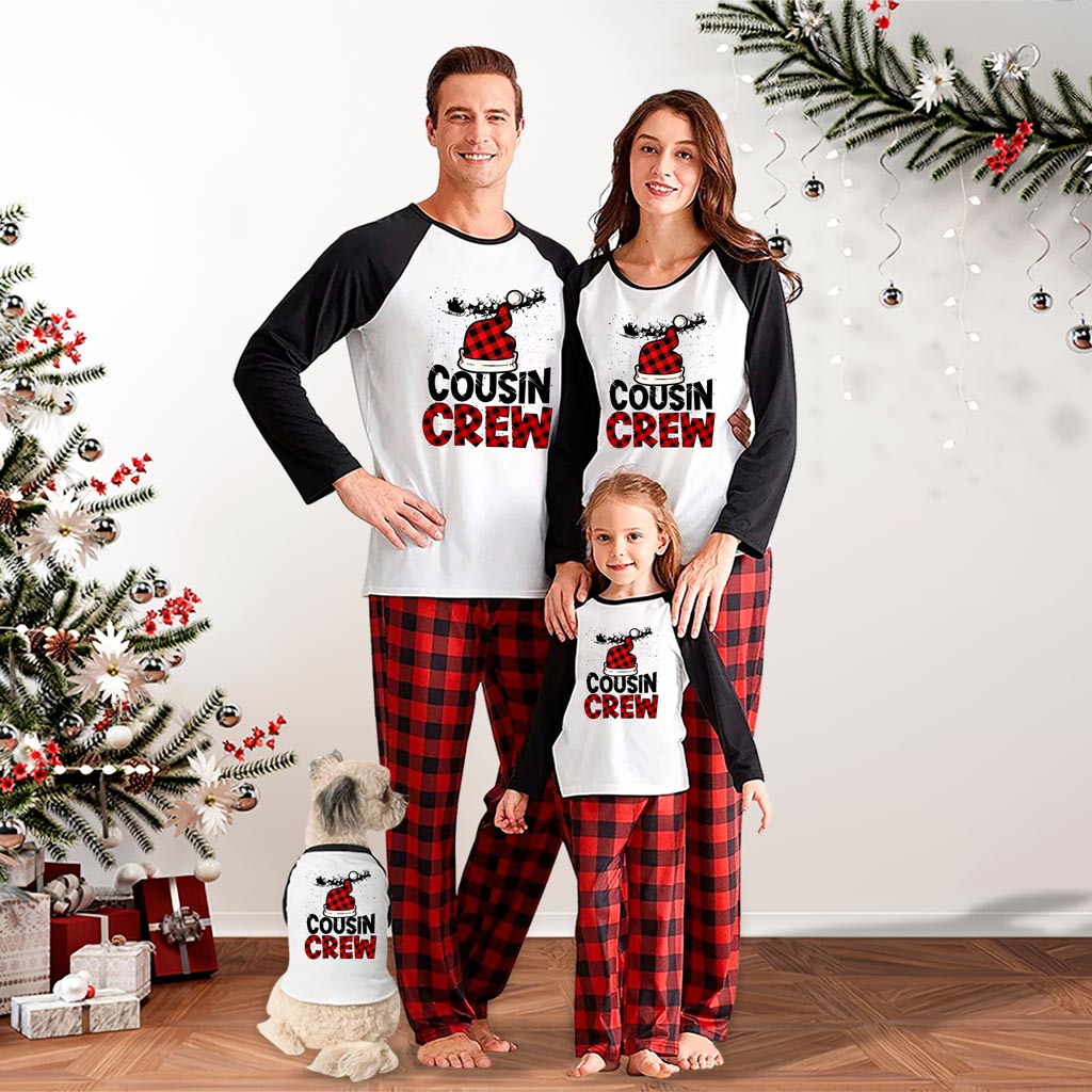Funny Matching Christmas Cousin Crew Pajamas For Family