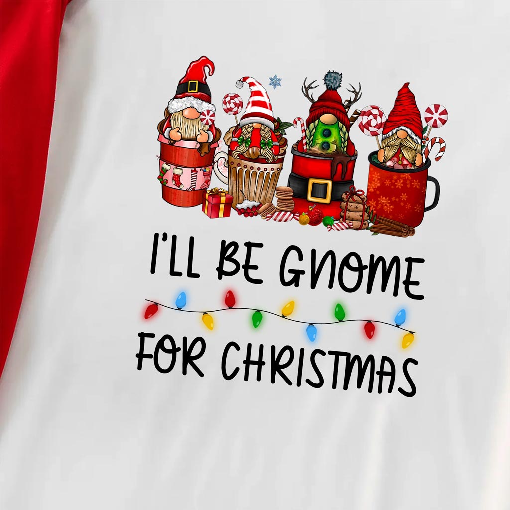 Warm Christmas Pajamas For Family I'll Be Gnome