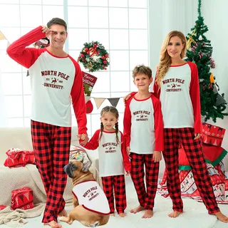 Reindeer Christmas Pajamas For Families North Pole