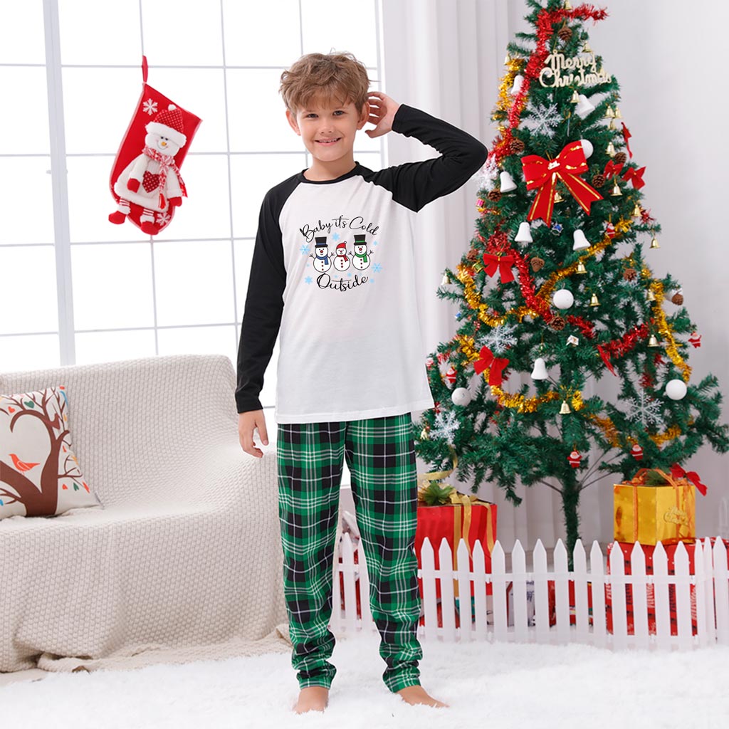Snowman Festive Matching Family Christmas Pajamas