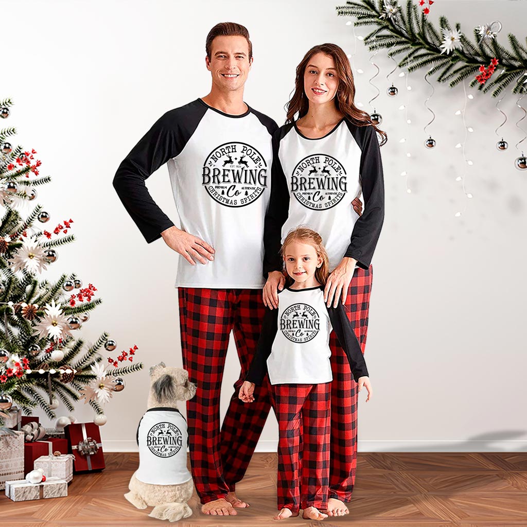 North Pole Family Christmas Pajamas Brewing Co
