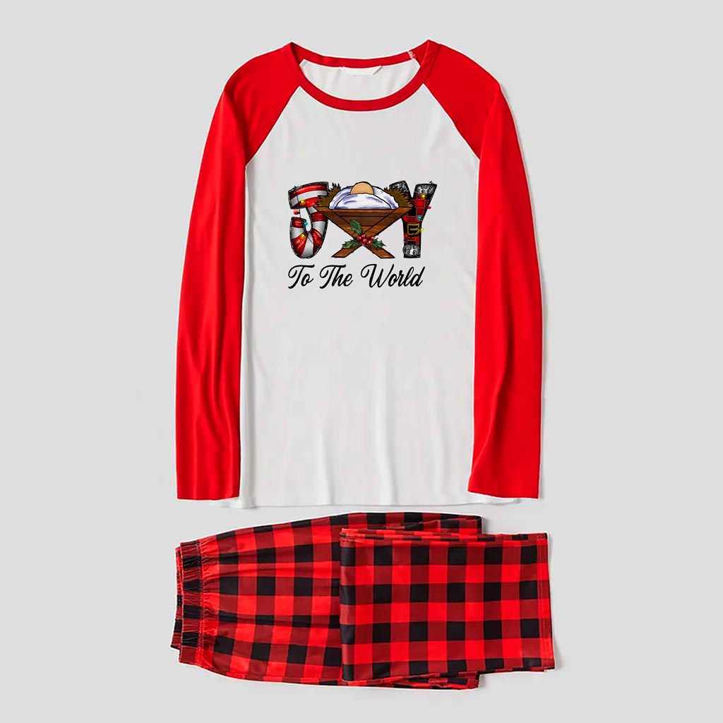 Family Holiday Pajamas Joy To The World