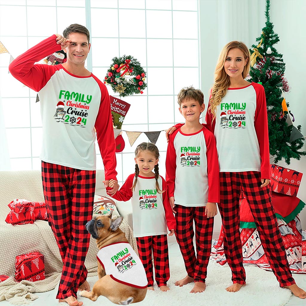 Holiday Pajamas For Families Christmas Cruise 2024 - variant image 1