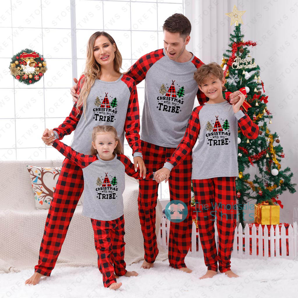 Christmas Pajamas For Families Print My Tribe