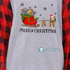 Cute Dachshund Christmas Pajamas Family Plaid